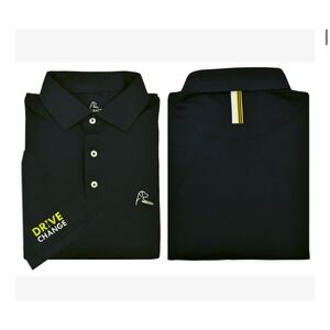 Rhoback The Drive Change Women's Performance Polo Black‎ Black NWT